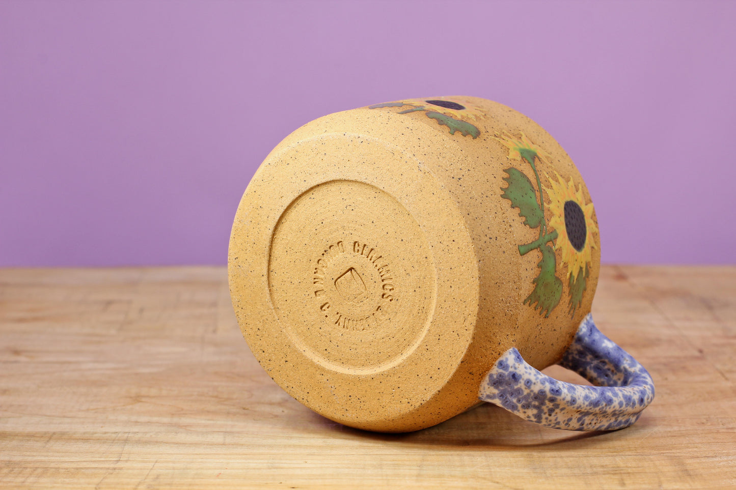 Wildflower Sunflower Mug #15- (9.5 oz.)