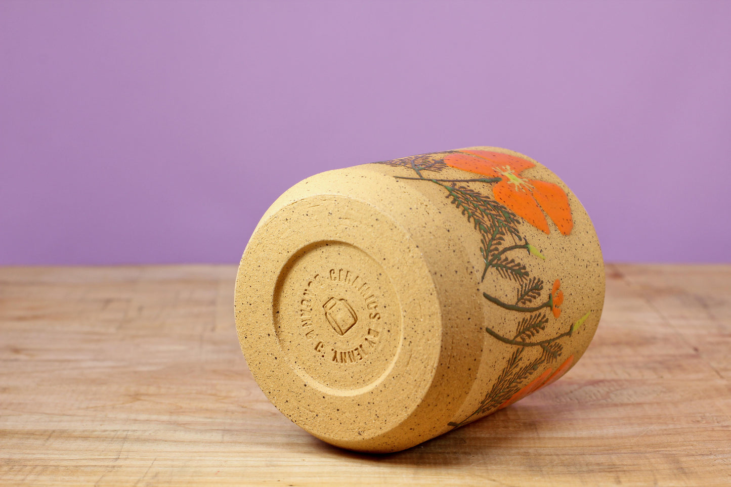 Wildflower California Poppy Tumbler #45- (9 oz.)