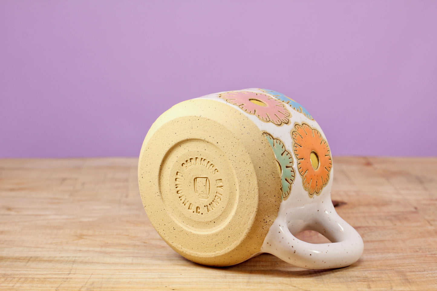 Sugar Cookie Flower MINI Mug #130- (6 oz.)