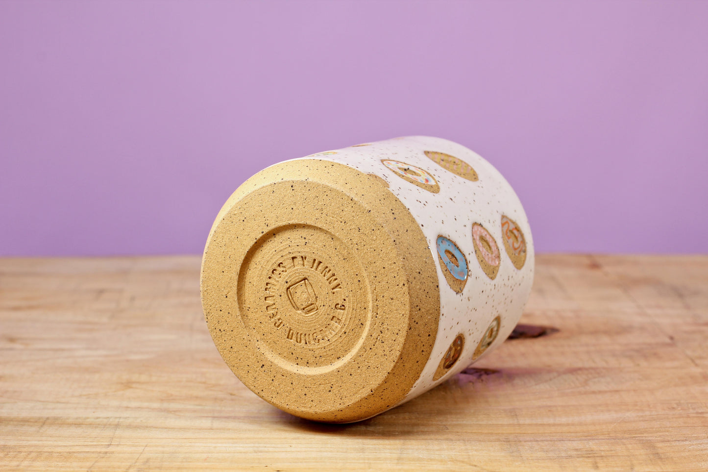 Donut Tumbler Speckled #179- (8.5 oz.)