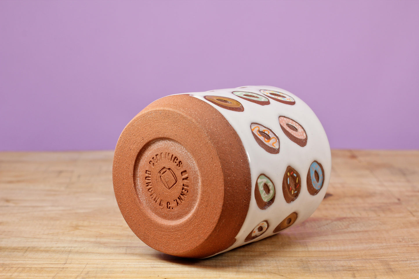 Donut Tumbler Chocolate #182- (8.5oz.)