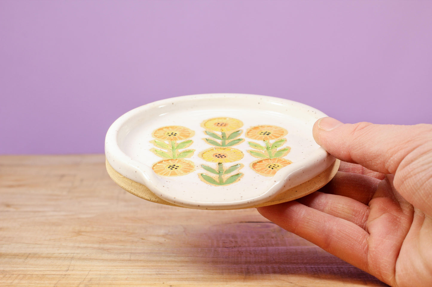 Spoon Rest- Flower Chain #184