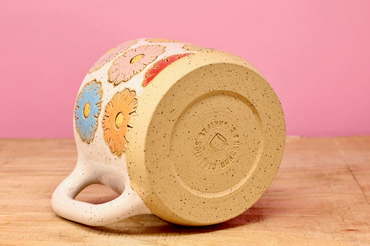 Sugar Cookie Flower Mug *SECOND* #108- (13 oz.)