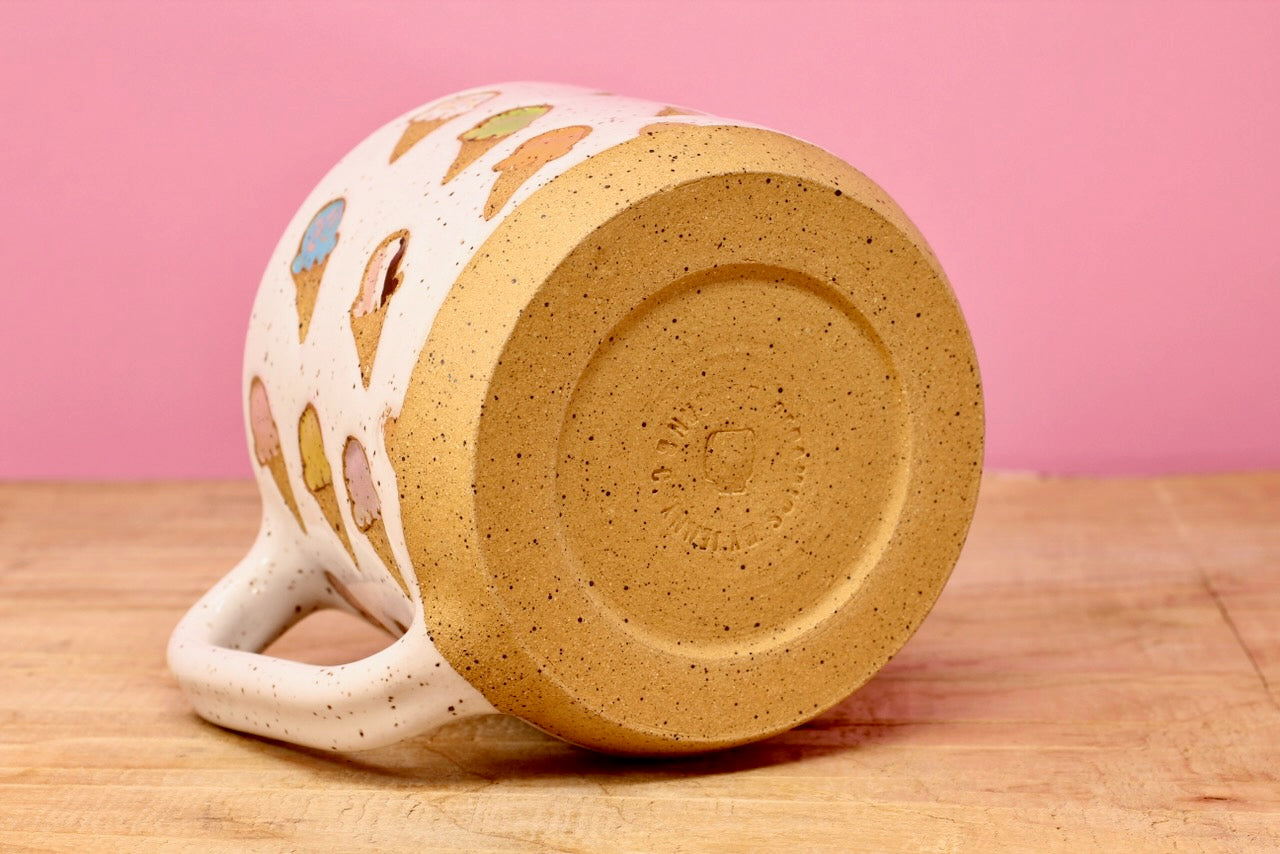 Ice Cream Cone Mug #112- (14 oz.)