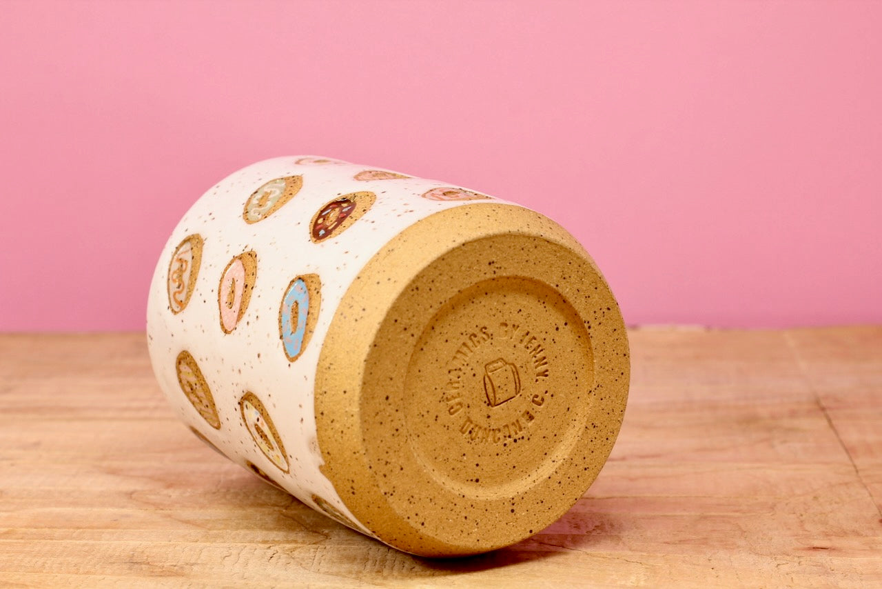 Donut Tumbler Speckled #134- (10 oz.)