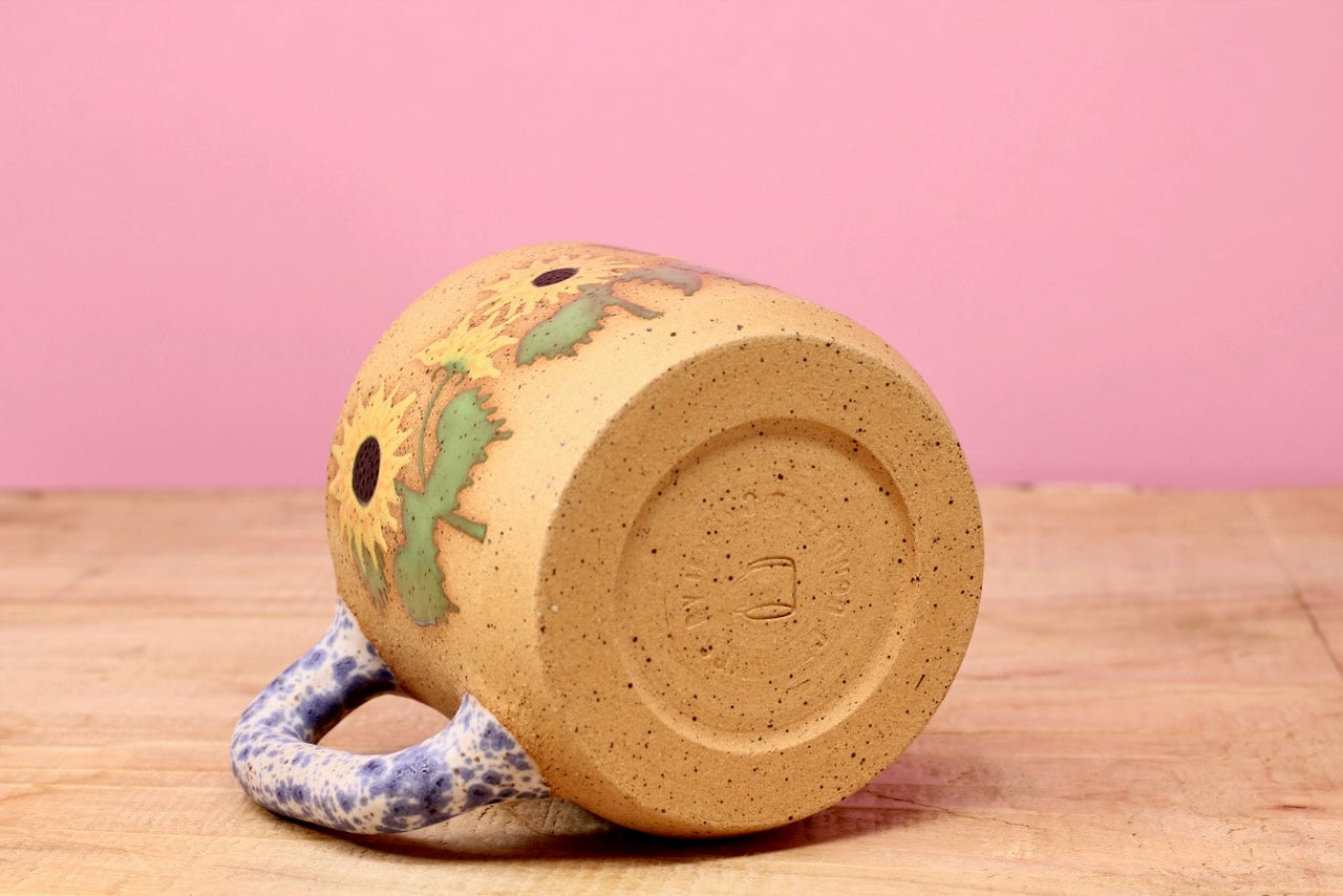 Wildflower Sunflower MINI Mug #160- (8 oz.)