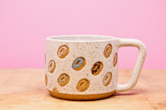 Donut Mug Speckled #49-(15.5 oz.)