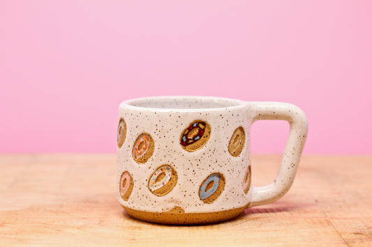 Donut MINI Mug Speckled #56- (7.5 oz.)