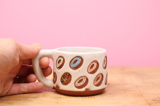 Donut MINI Mug Chocolate #63- (5 oz.)