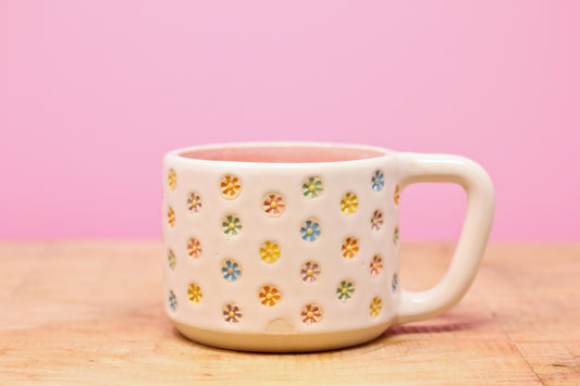 "Tiny Flower" Mug #86- (10 oz.)