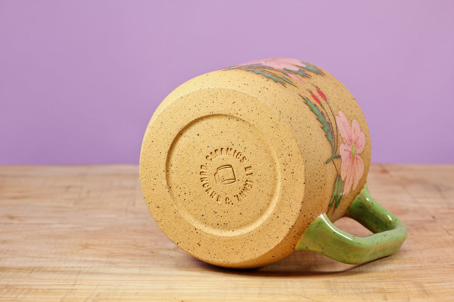 Wild Rose Mug #1- (13 oz.)