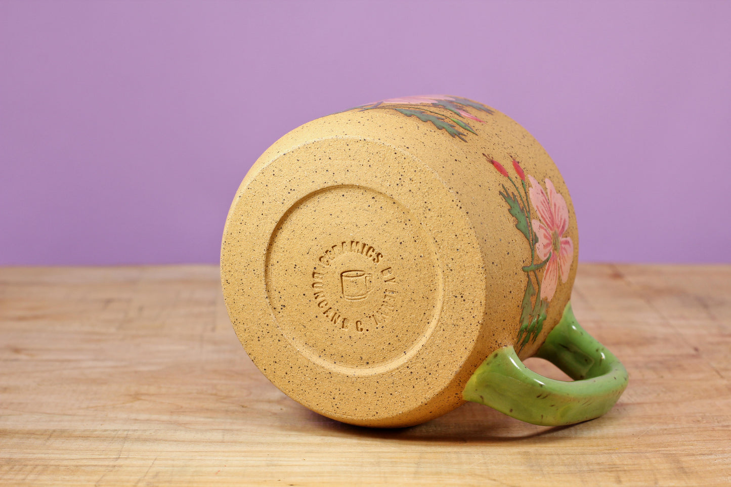 Wild Rose Mug #3- (10.5 oz.)