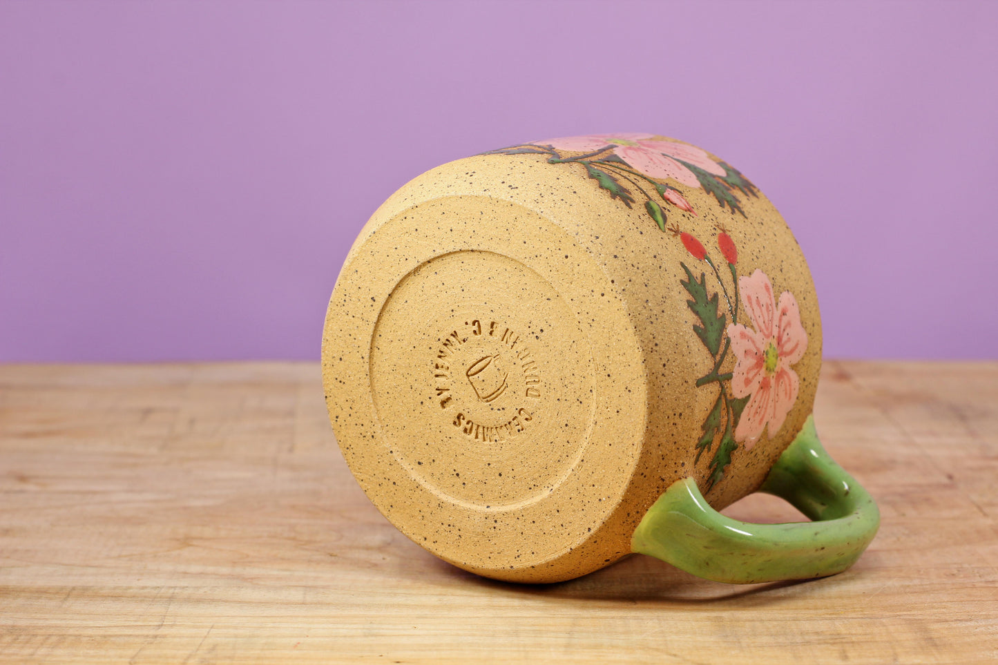 Wild Rose Mug #4- (11 oz.)