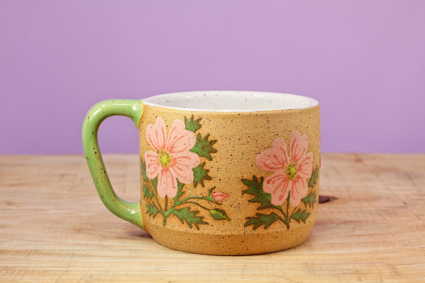 Wild Rose Mug #5- (10.5 oz.)
