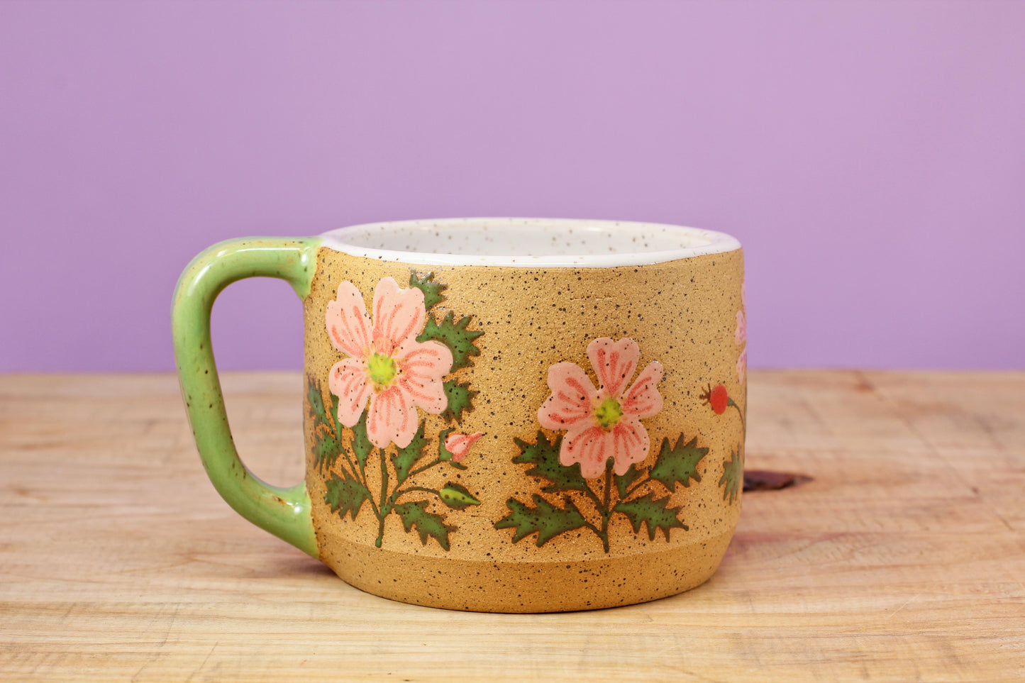 Wild Rose Mug #6- (11 oz.)