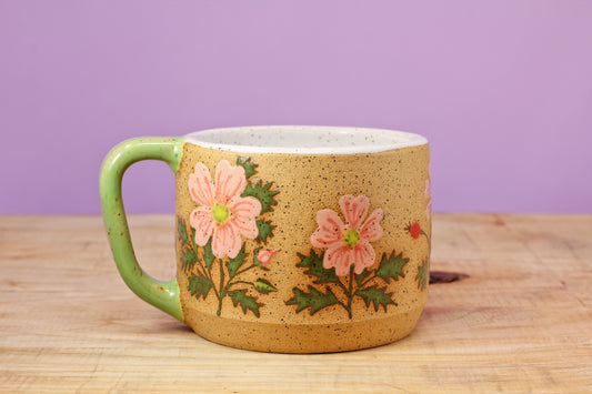 Wild Rose Mug #6- (11 oz.)