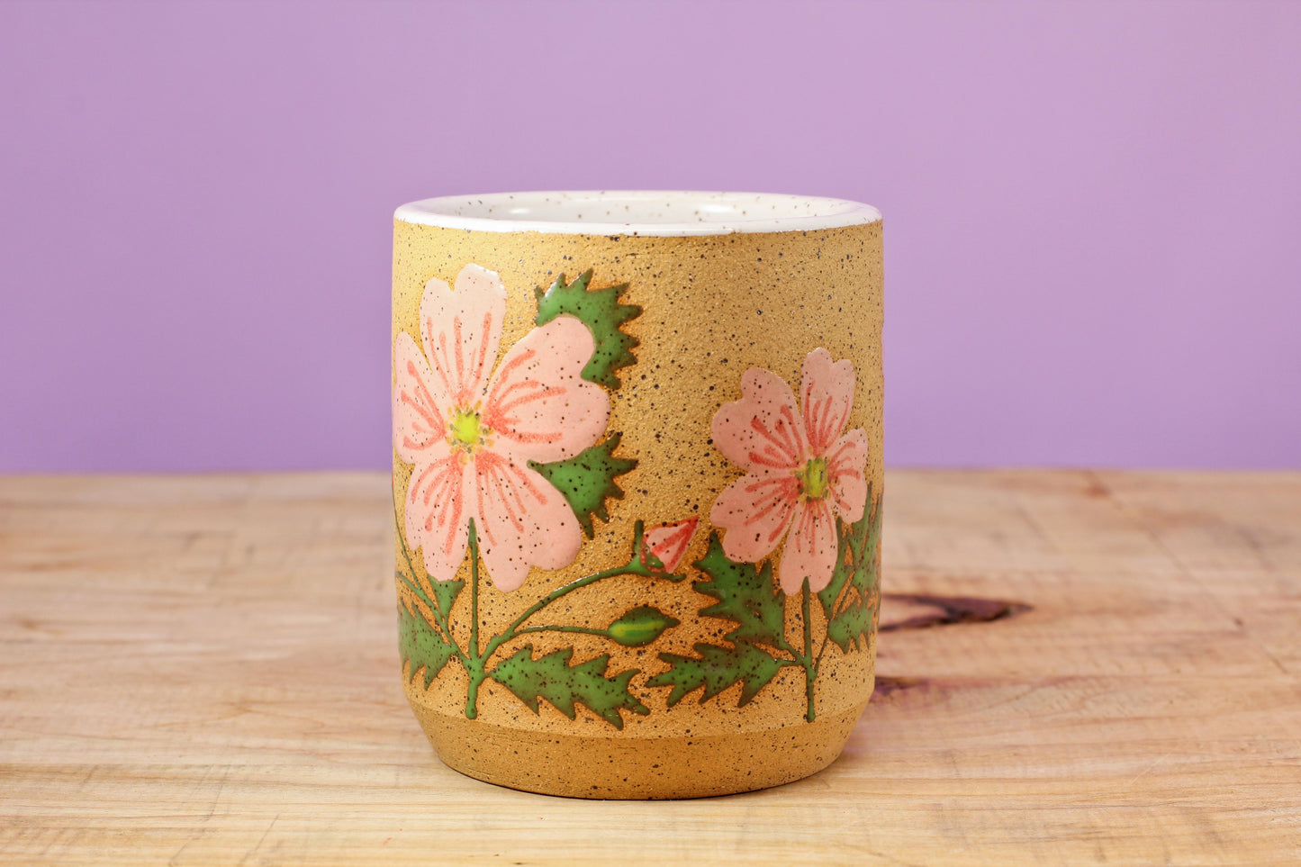 Wild Rose Tumbler #7- (9.5 oz.)