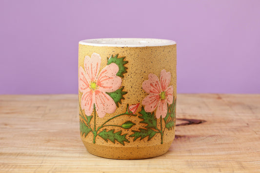 Wild Rose Tumbler #7- (9.5 oz.)