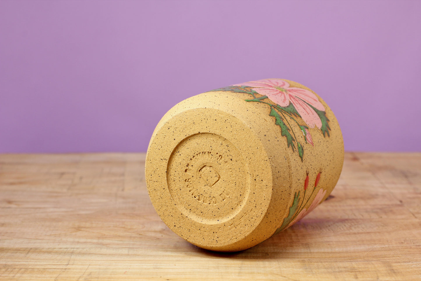 Wild Rose Tumbler #7- (9.5 oz.)