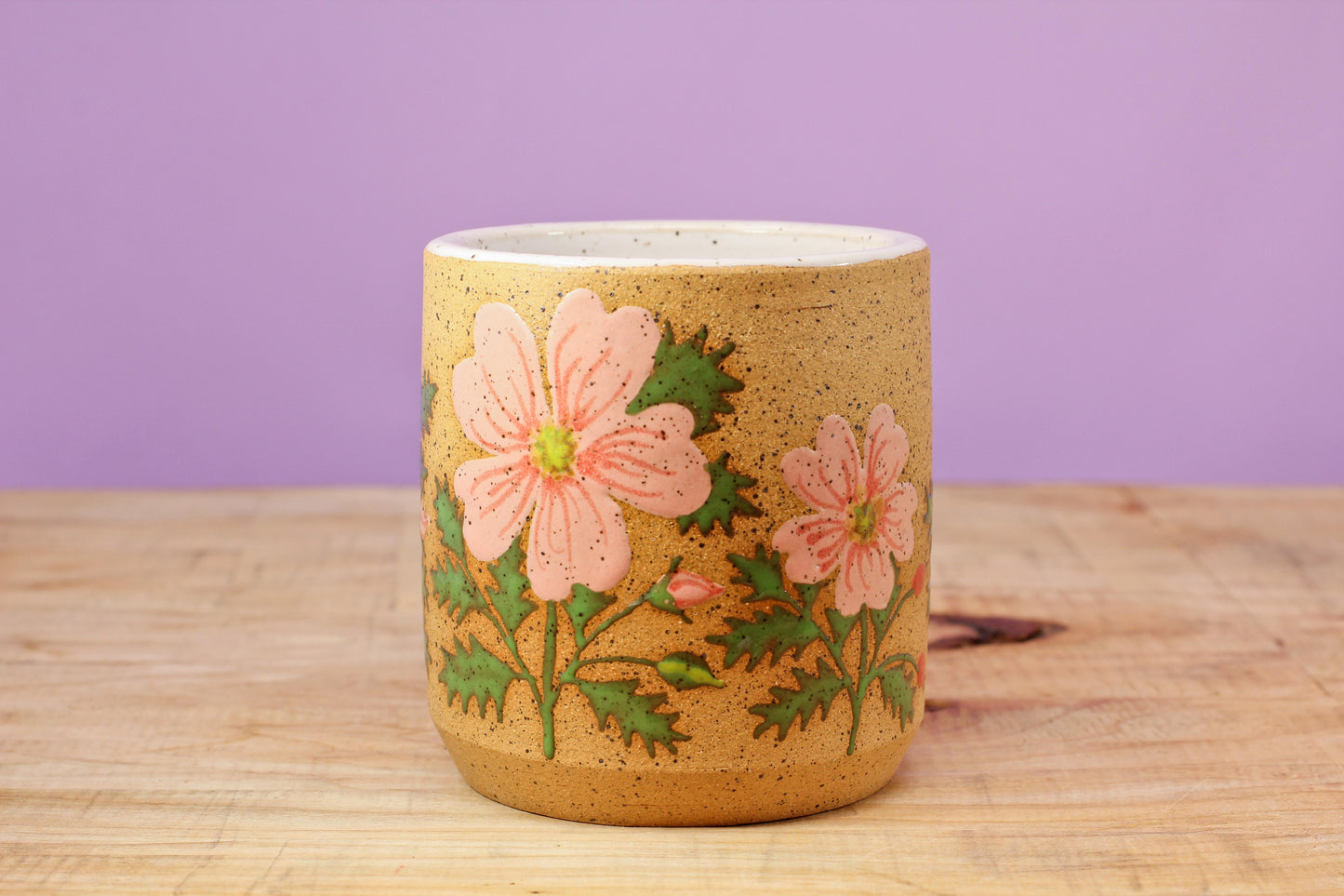 Wild Rose Tumbler #8- (9.5 oz.)