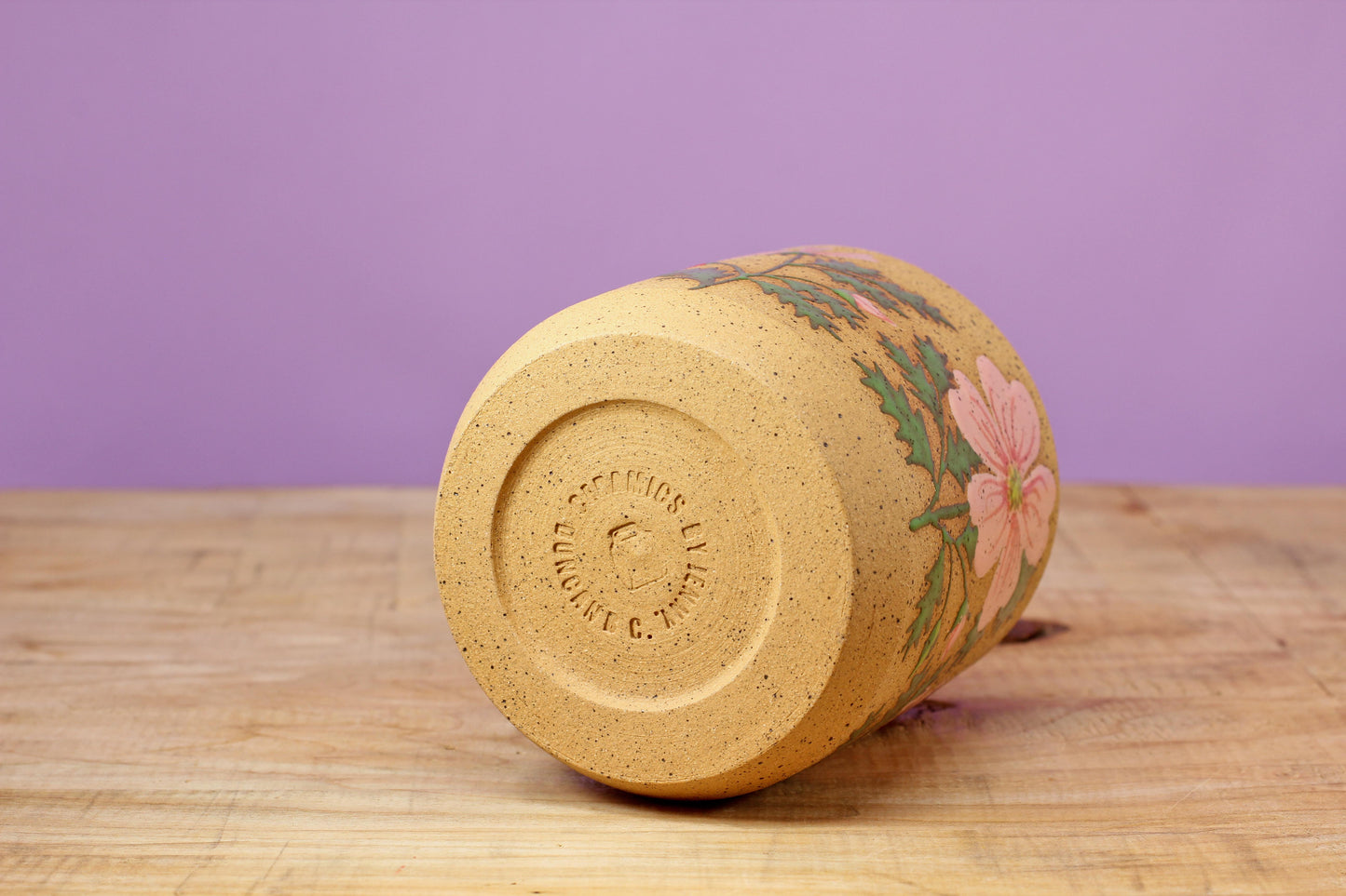 Wild Rose Tumbler #8- (9.5 oz.)