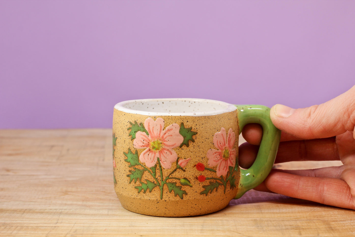 Wild Rose MINI Mug #11- (5 oz.)