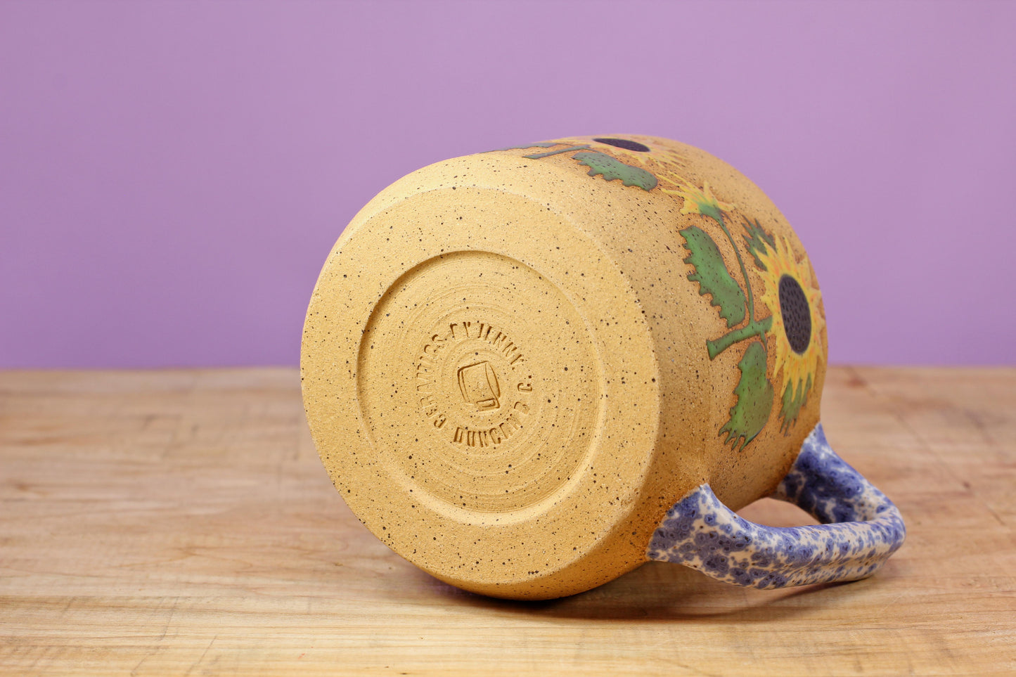 Wildflower Sunflower Mug #12- (13 oz.)