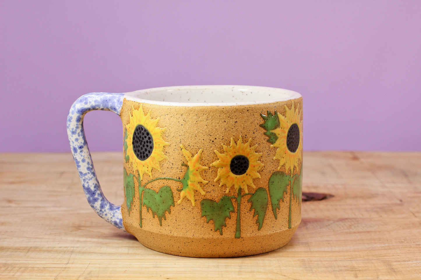 Wildflower Sunflower Mug #14- (10.5 oz.)