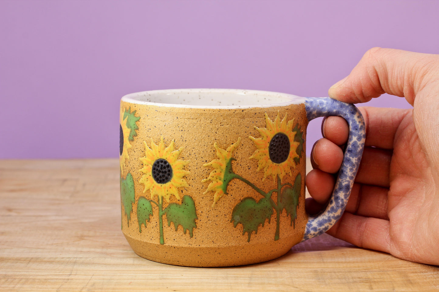 Wildflower Sunflower Mug #14- (10.5 oz.)