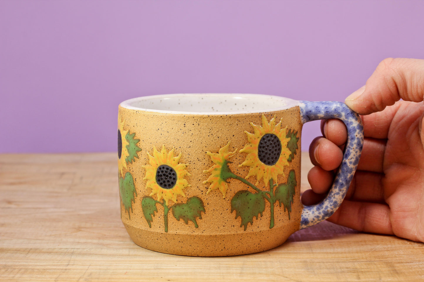 Wildflower Sunflower Mug #15- (9.5 oz.)