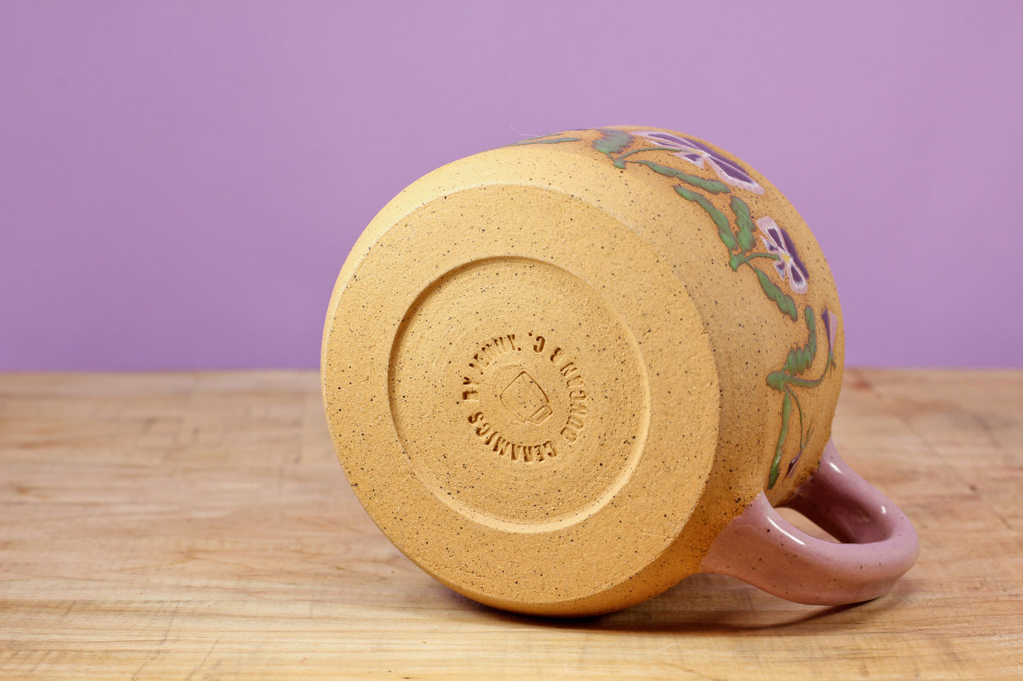 Wildflower Pansy Mug #19- (11.5 oz.)