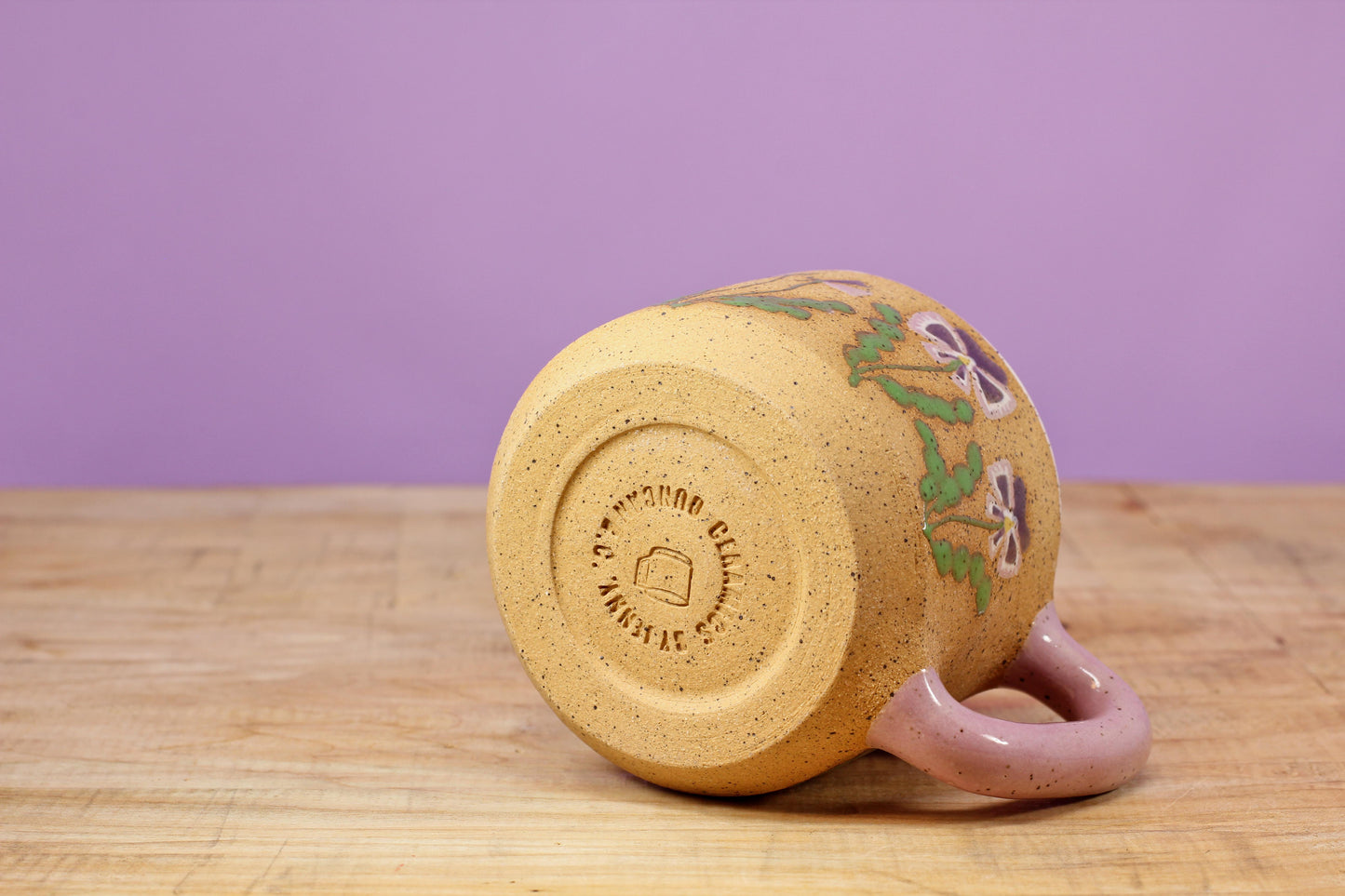 Wildflower Pansy MINI Mug #21- (6 oz.)