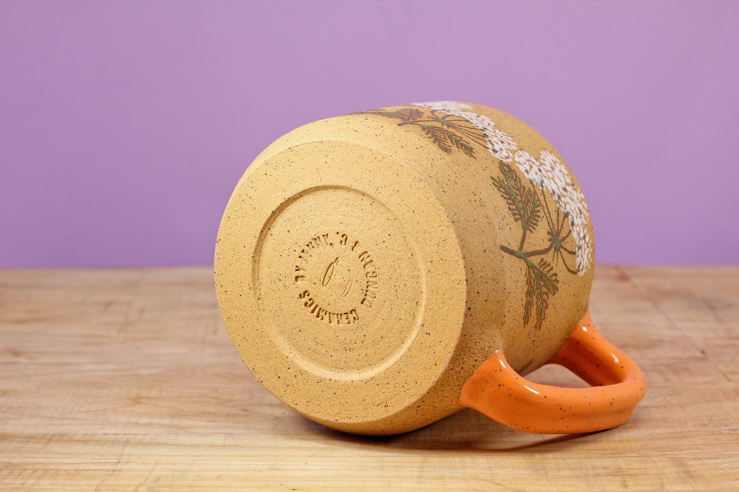 Wildflower Queen Anne's Lace Mug #22- (12 oz.)