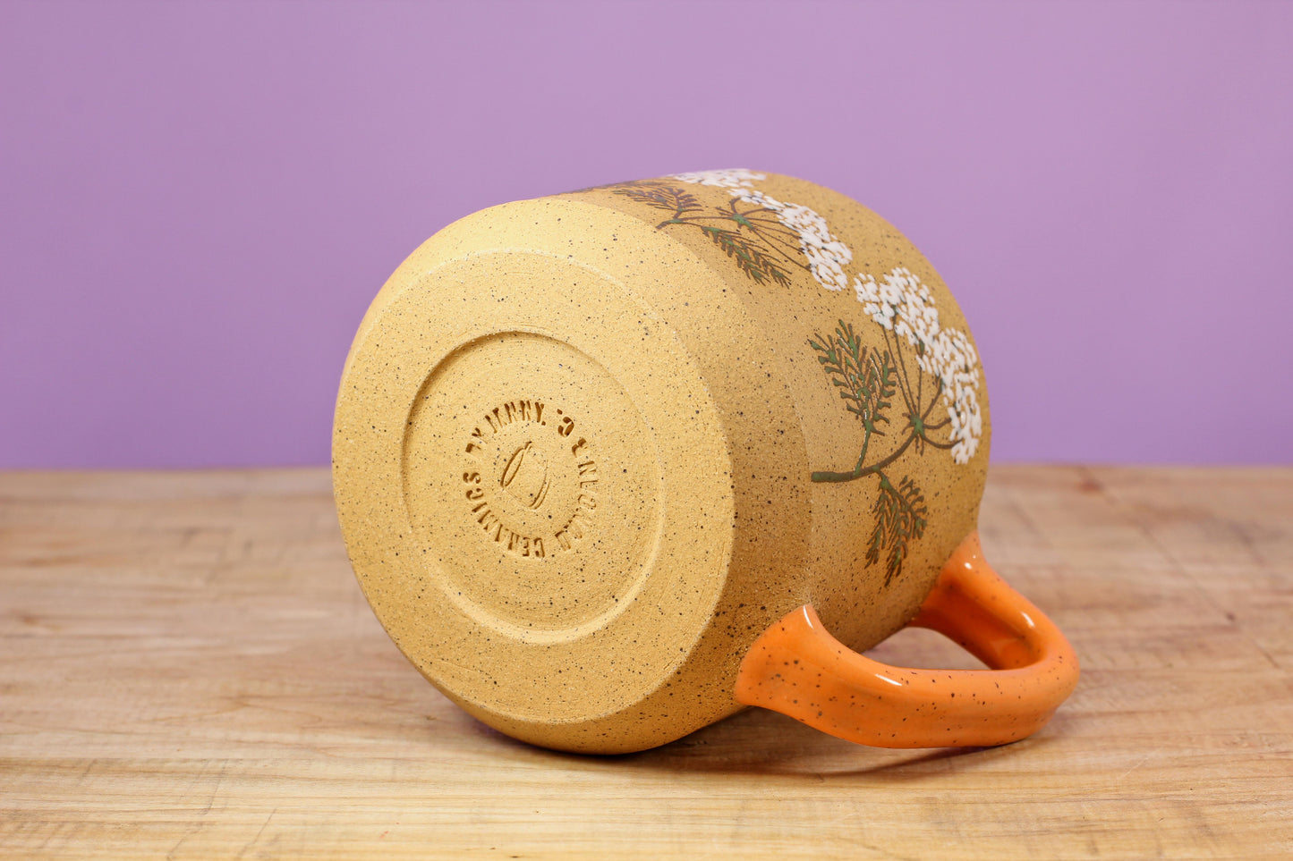 Wildflower Queen Anne's Lace Mug #23- (11.5 oz.)