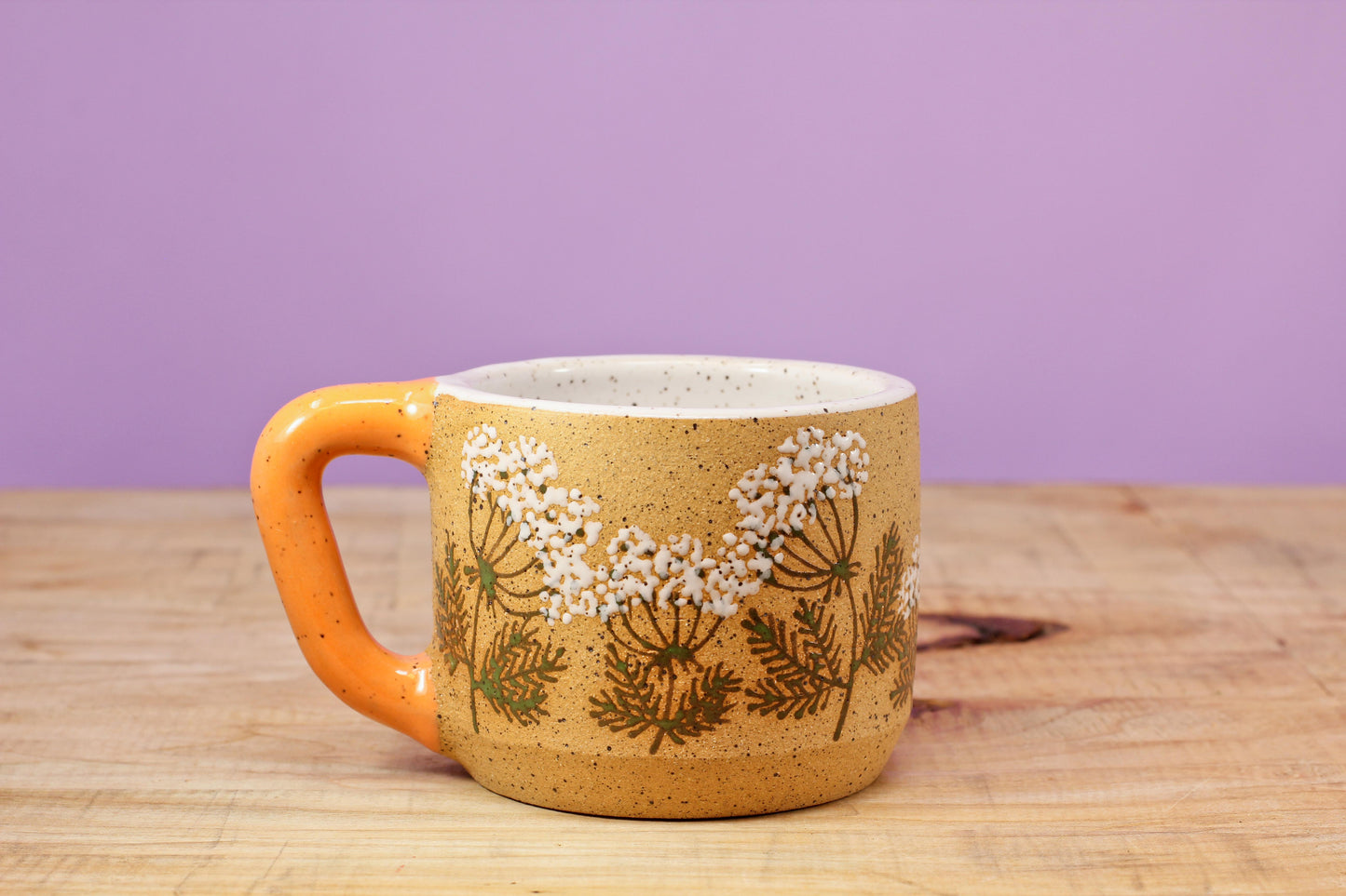Wildflower Queen Anne's Lace MINI Mug #24- (6 oz.)