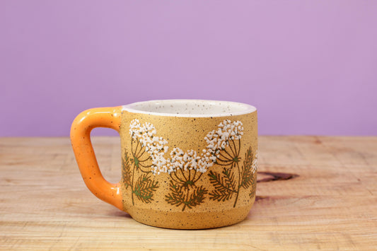 Wildflower Queen Anne's Lace MINI Mug #24- (6 oz.)