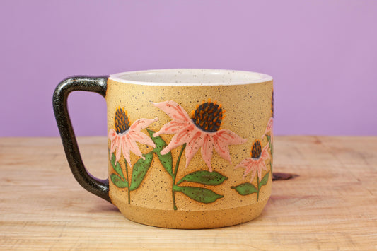 Wildflower Echinacea Mug #25- (13 oz.)
