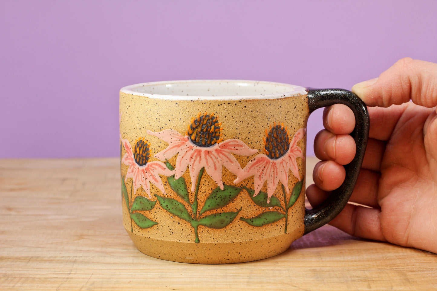 Wildflower Echinacea Mug #27- (12 oz.)