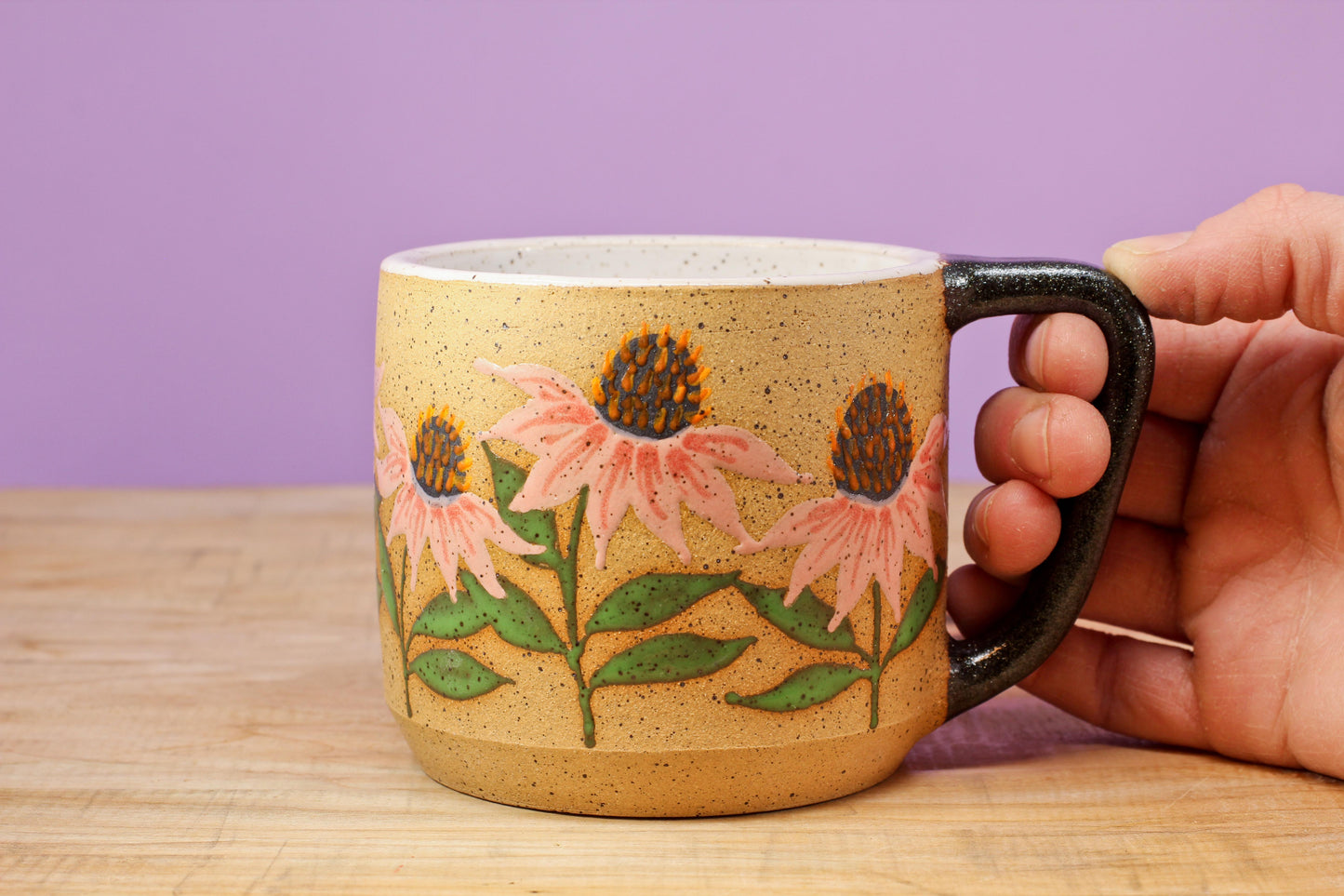 Wildflower Echinacea Mug #28- (12 oz.)