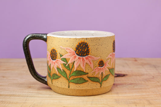 Wildflower Echinacea Mug #29- (12 oz.)