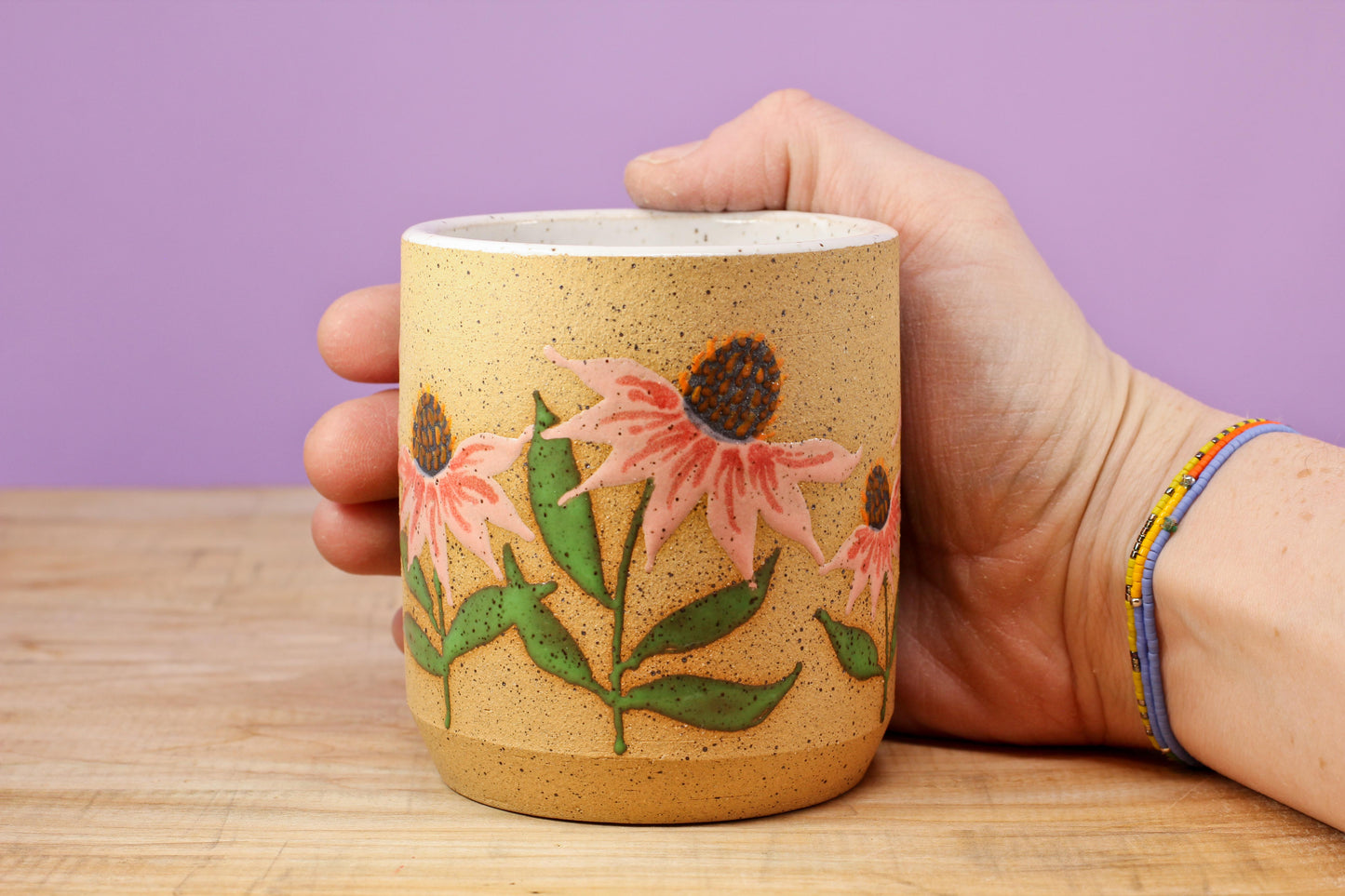 Wildflower Echinacea Tumbler #30- (9 oz.)