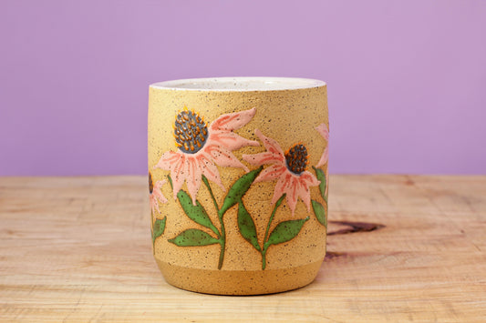 Wildflower Echinacea Tumbler #31- (9 oz.)