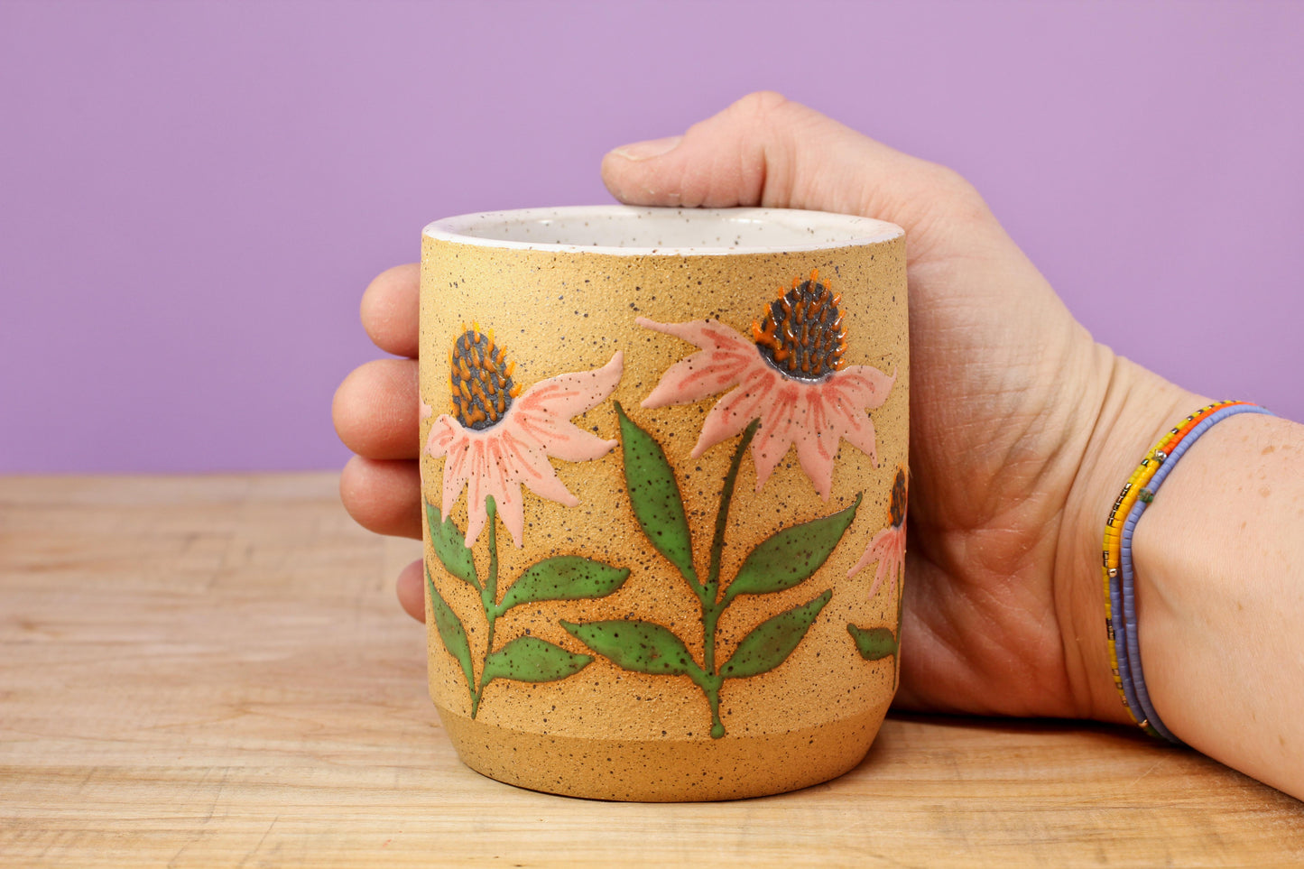 Wildflower Echinacea Tumbler #31- (9 oz.)