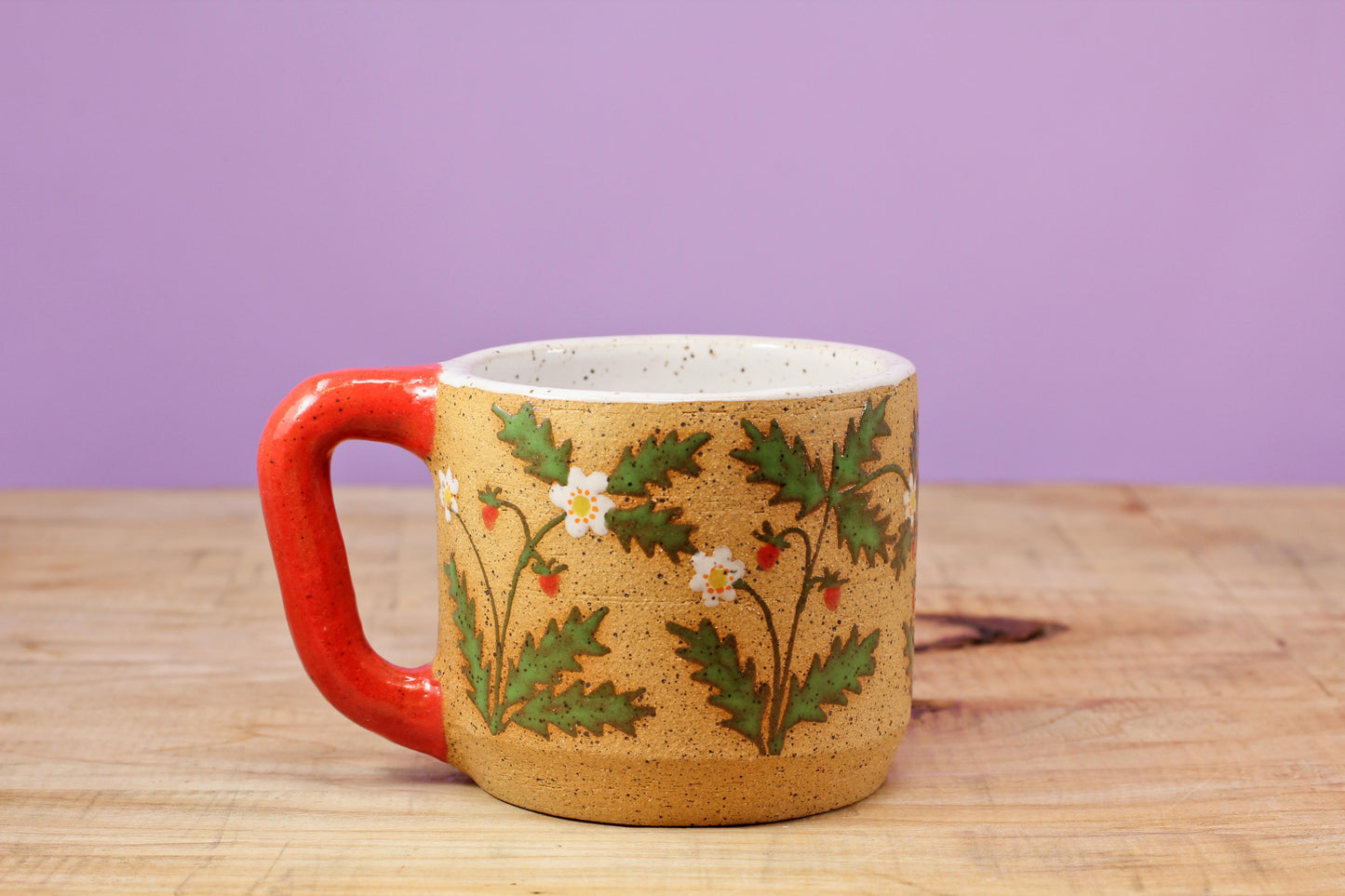 Wildflower Strawberry MINI Mug -Red #39- (6 oz.)