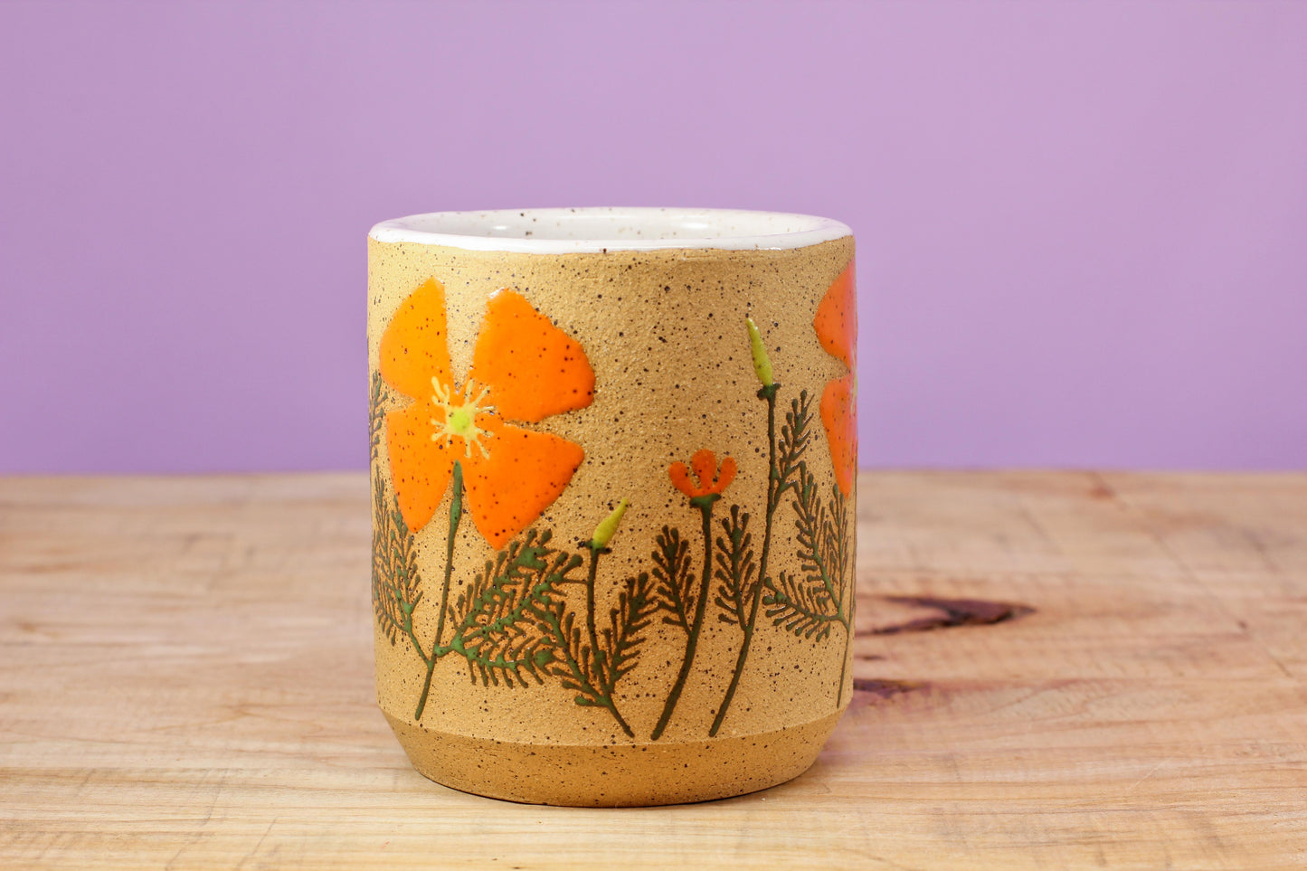 Wildflower California Poppy Tumbler #45- (9 oz.)
