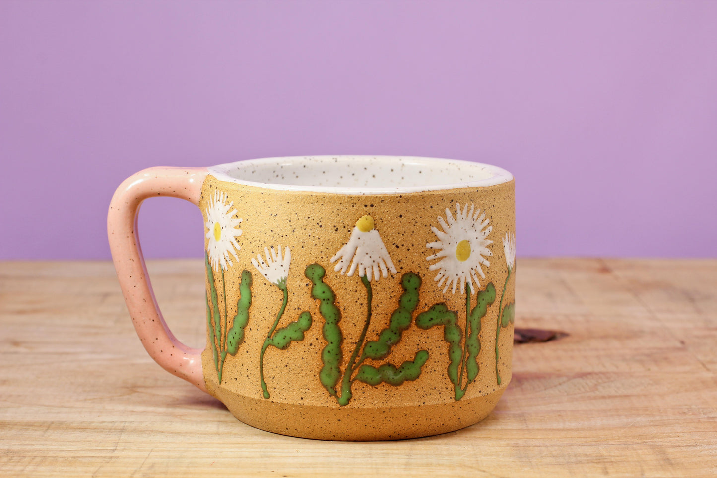 Wildflower Daisy Mug #48- (10.5 oz.)