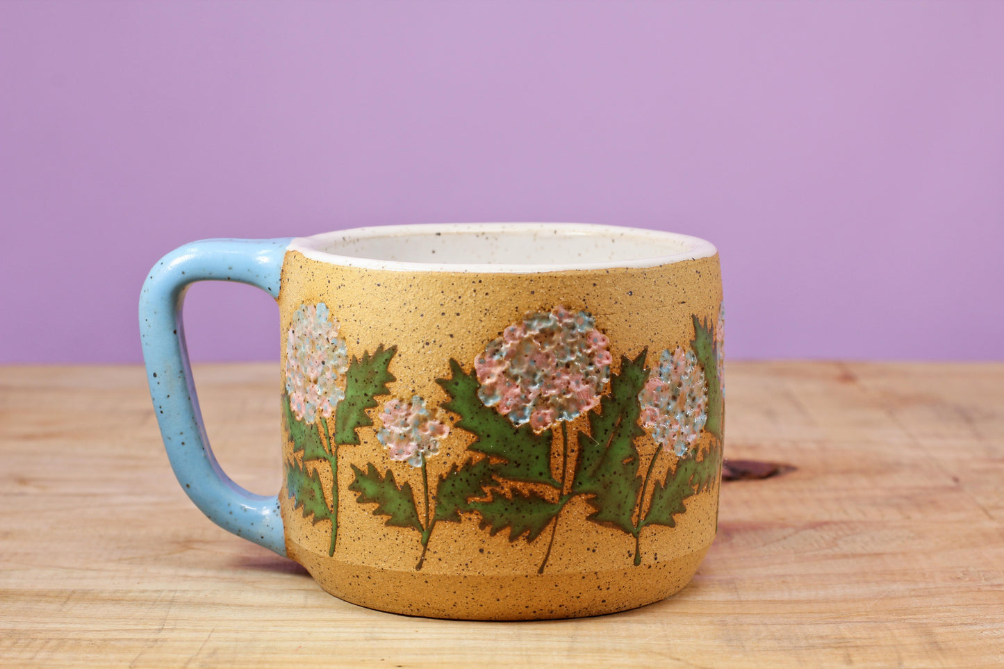Wildflower Hydrangea Mug #50- (11 oz.)