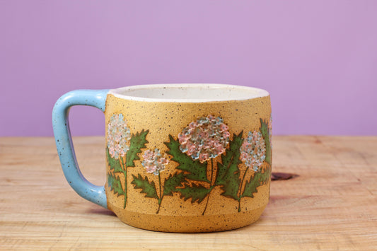 Wildflower Hydrangea Mug #50- (11 oz.)