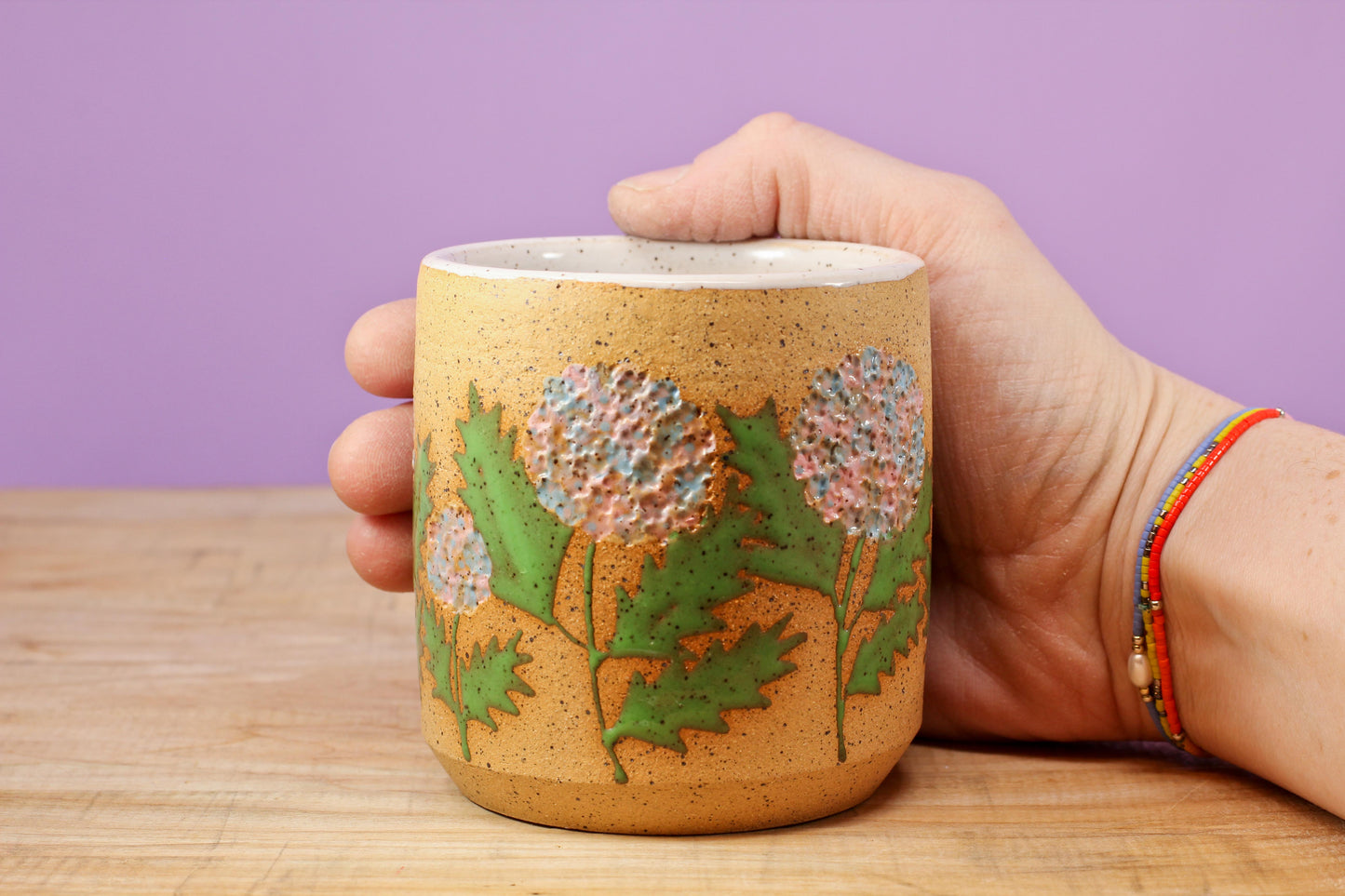 Wildflower Hydrangea Tumbler #51- (9.5 oz.)