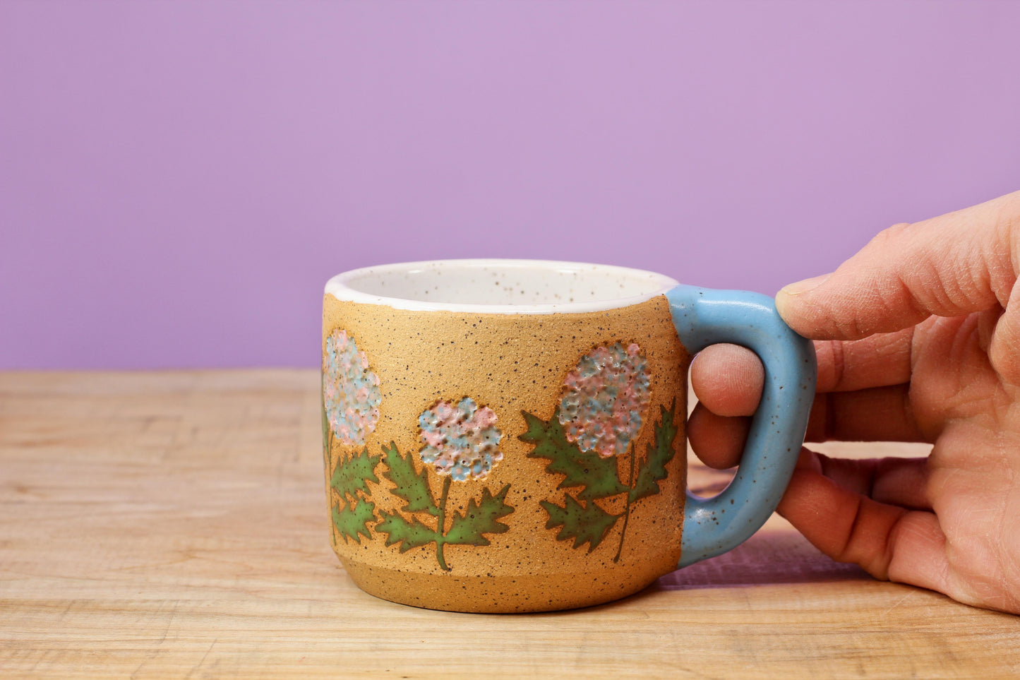 Wildflower Hydrangea MINI Mug #52- (6 oz.)